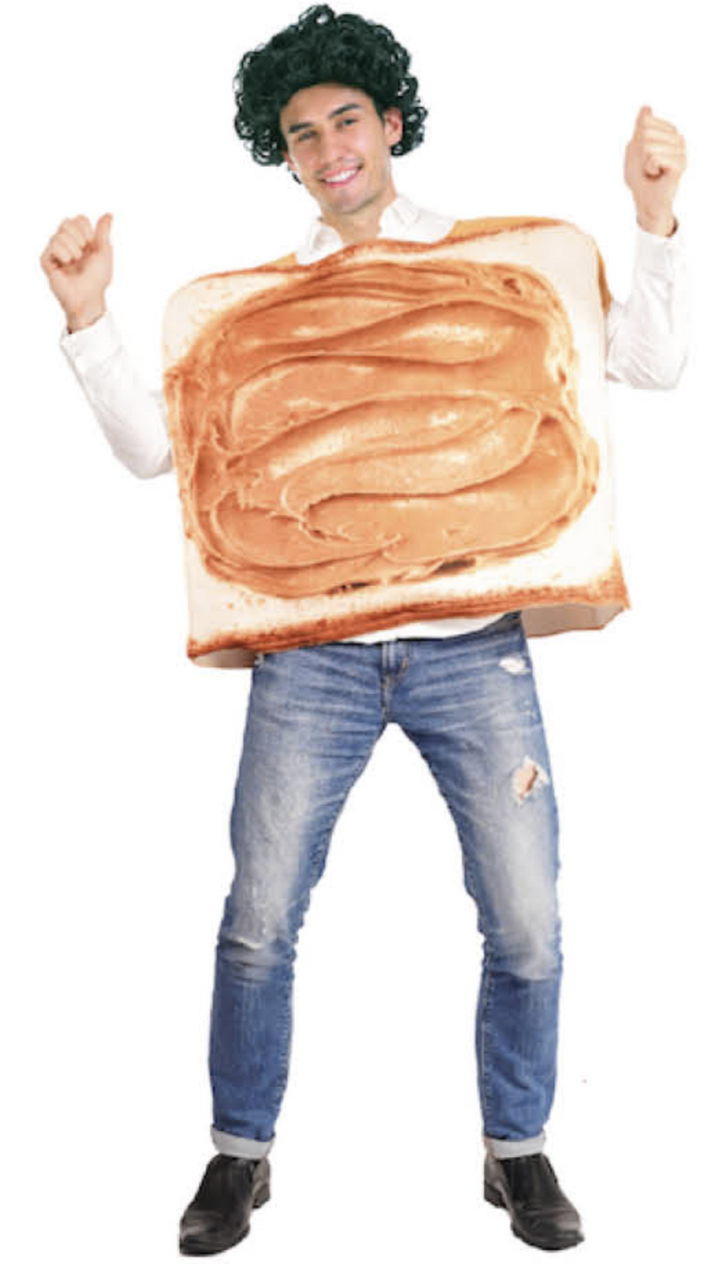 Load image into Gallery viewer, Adult Peanut Butter Costume Halloween Oktoberfest Sandwich Party Funny Outfit-2
