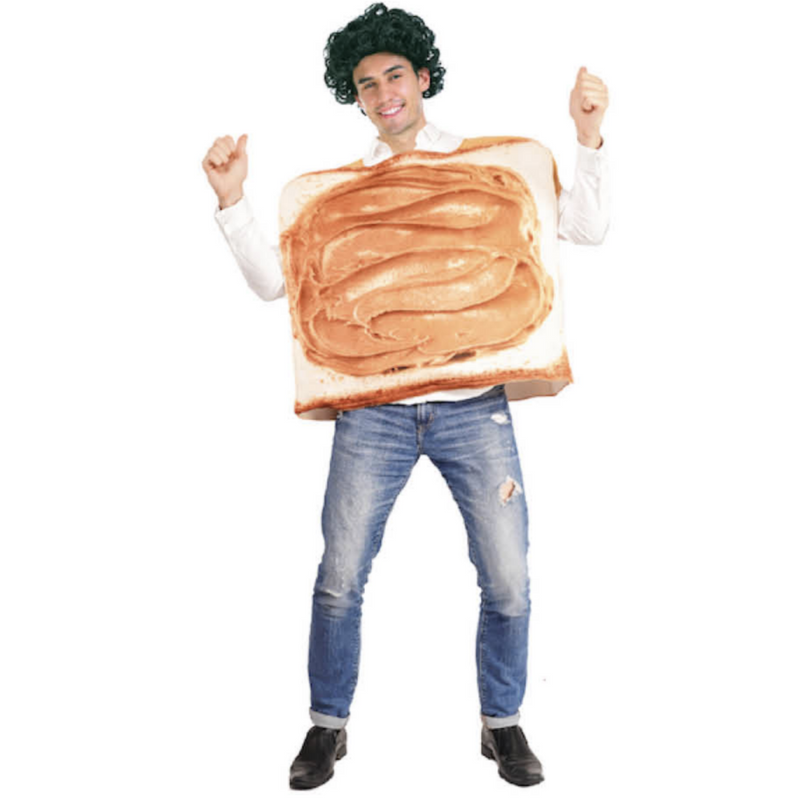 Load image into Gallery viewer, Adult Peanut Butter Costume Halloween Oktoberfest Sandwich Party Funny Outfit-3
