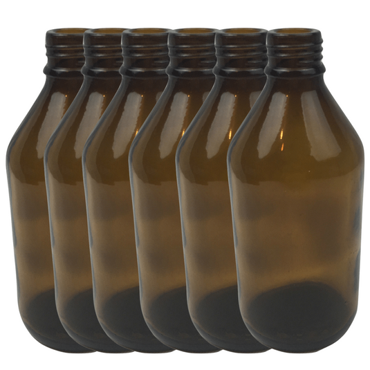 12x 600ml Brown Glass Bottle Plinking Shooting Target Practice without Lids/Caps-0