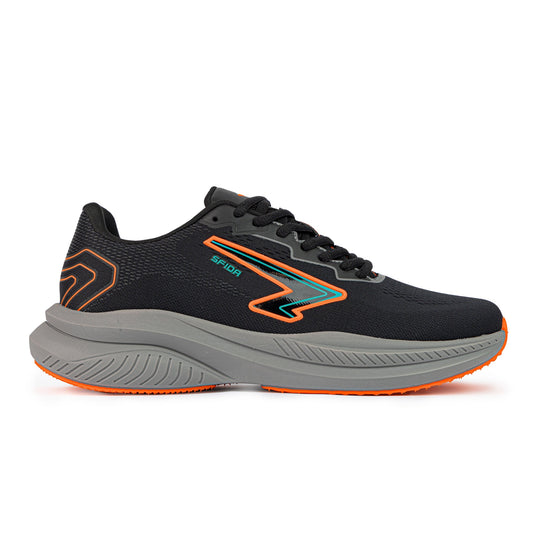 Brazen Mens Runner - Black/Orange/Teal-0