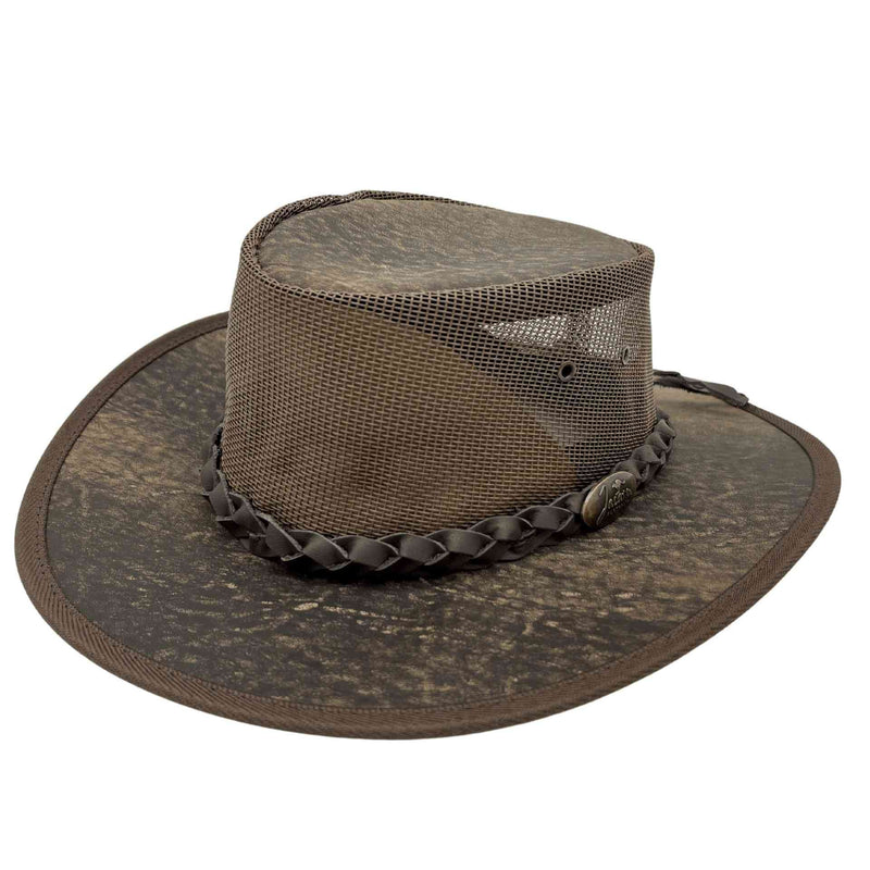 Load image into Gallery viewer, Jacaru 130 Roo Koolaroo Hat – Kangaroo Leather | Side Snap
