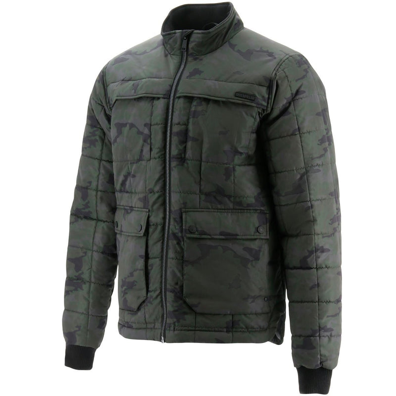 Load image into Gallery viewer, Caterpillar Mens Terrain Jacket Quilted Insulated Water Resistant - Night Camo-0
