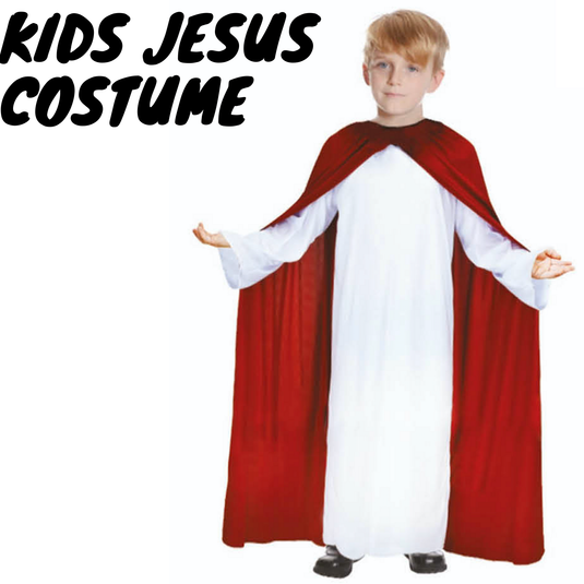 Childrens Kids Jesus Costume Holy Christ Fancy Dress Up Party Moses Religious Church-1