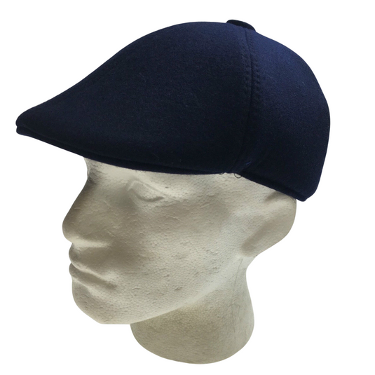 MENS NEWSBOY HAT Cabbie Gatsby 20s Ivy Cap Flat Driving Sun Flat Plain - Navy-0