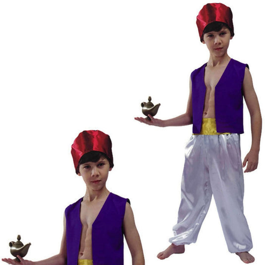 Childrens Prince of Thieves Costume Aladdin Prince of Persia Party-5