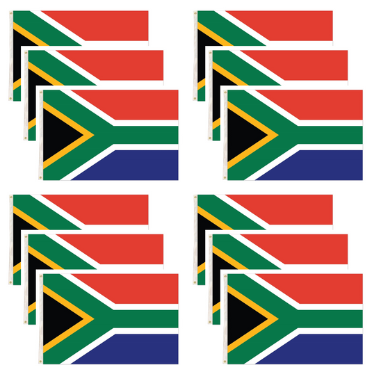 12x South Africa Country Flag Heavy Duty African - 150cm x 90cm-1