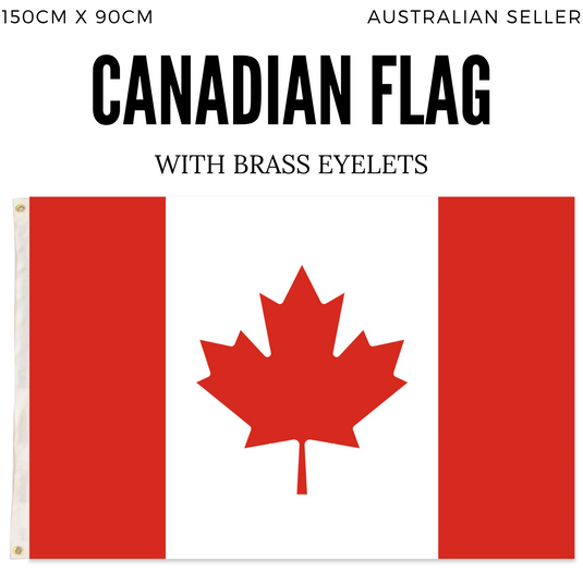 2x Canada Country Flags Heavy Duty Canadian Maple Leaf  - 150cm x 90cm-3