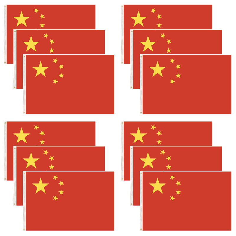 Load image into Gallery viewer, 12x China Country Flag Chinese Heavy Duty CN 中国国旗 - 150cm x 90cm-1
