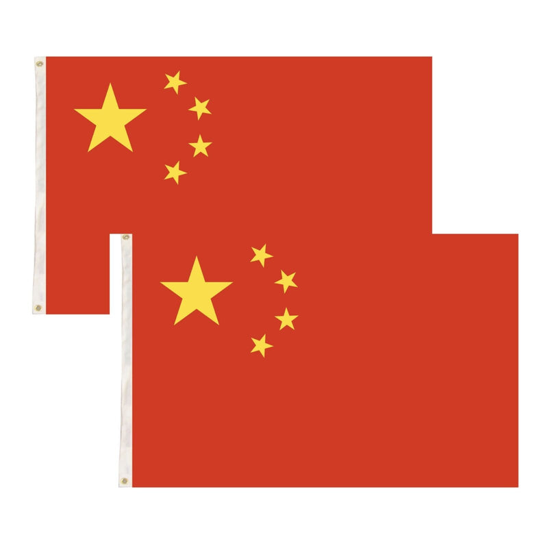 Load image into Gallery viewer, 2x China Country Flags Chinese Heavy Duty CN - 150cm x 90cm-1
