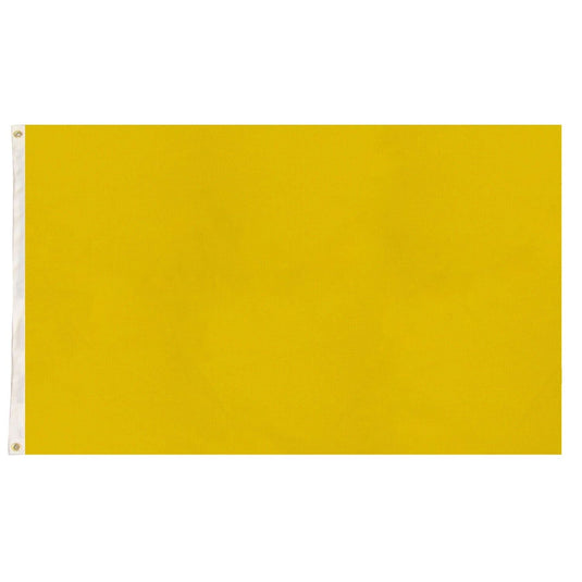 Plain Flag for School Colours Sports Day & Other Uses - Yellow (90x150cm)-0