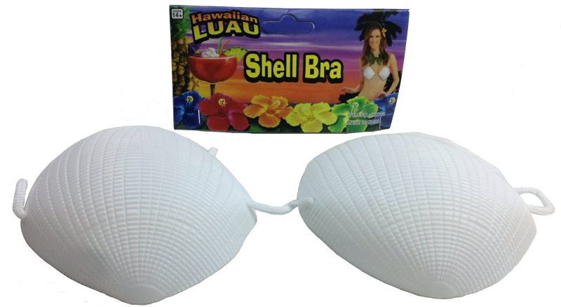 Load image into Gallery viewer, SHELL BRA Costume Party Hawaiian Hula Beach Dress Top Tropical Mermaid-0
