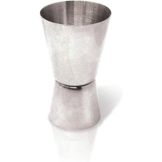 VIN BOUQUET Stainless Steel Jigger Double Ended Shot Measurer in Silver-0