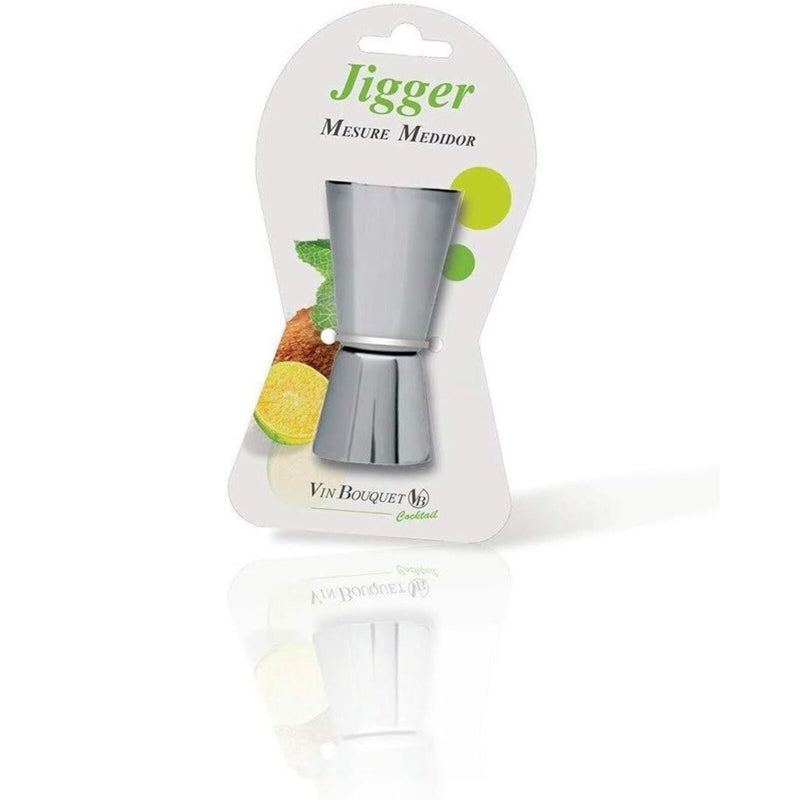 Load image into Gallery viewer, VIN BOUQUET Stainless Steel Jigger Double Ended Shot Measurer in Silver-2
