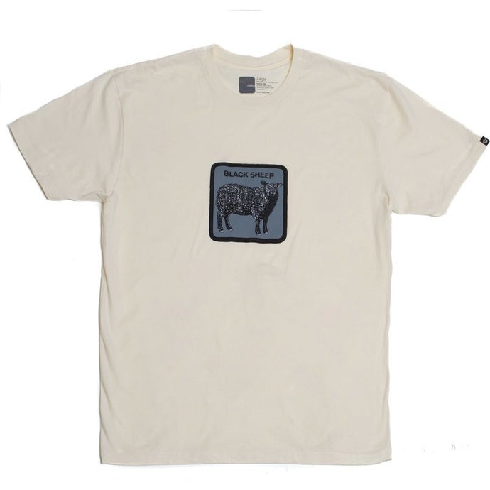 Goorin Bros The Animal Farm T Shirt Top Short Sleeve - Made in Portugal - Cream Sheep-0