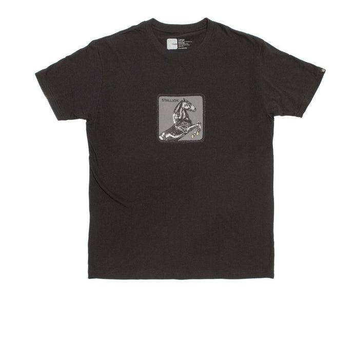 Goorin Bros The Animal Farm T Shirt Top Short Sleeve Stallion - Made in Portugal - Black-0