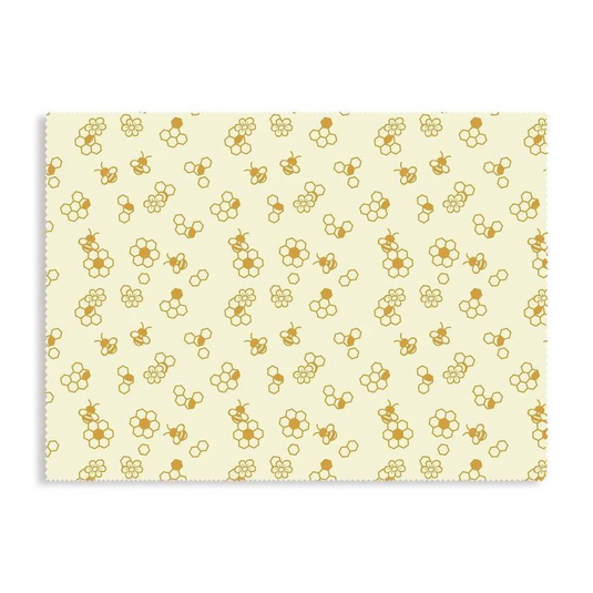 6x Karlstert Natural Beeswax Honeycomb Food Wrap in Honeybee Print 43 x 58.5cm-4