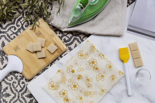 Karlstert Natural Beeswax Honeycomb Food Wrap in Honeybee Print 43 x 58.5cm-3