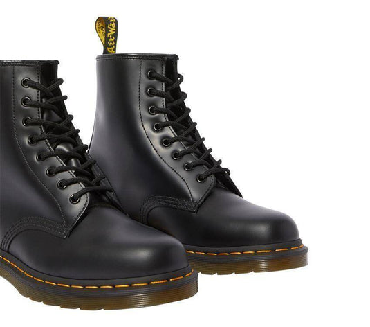 Dr. Martens Unisex Original 1460 Smooth Boots Shoes Doc Martins Combat - Black-4
