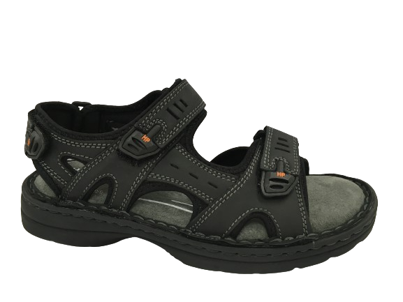 Load image into Gallery viewer, HUSH PUPPIES SIMMER Mens Leather Adjustable Strap Comfort Sandals Shoes-4

