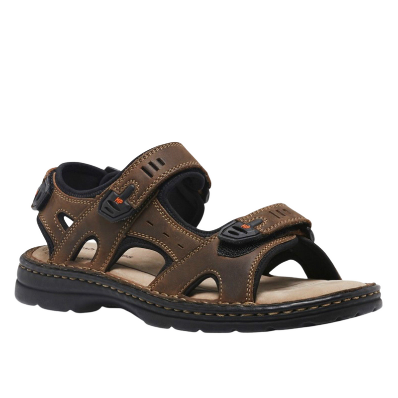 Load image into Gallery viewer, HUSH PUPPIES SIMMER Mens Leather Adjustable Strap Comfort Sandals Shoes-18
