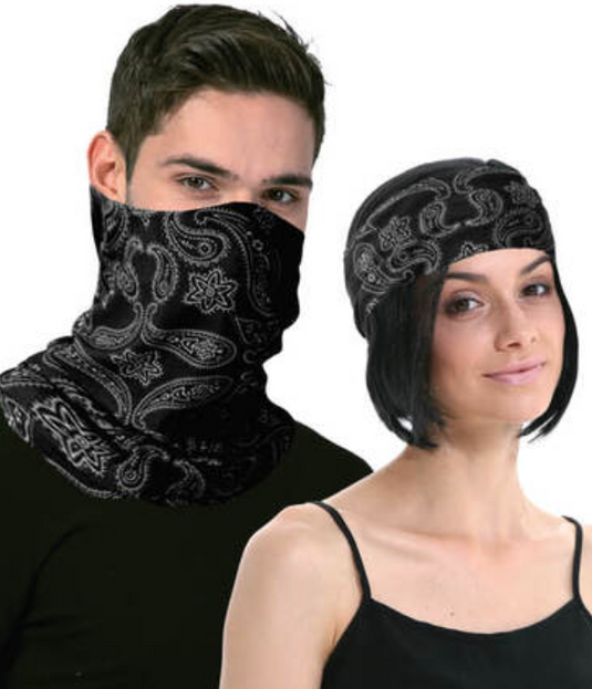 Seamless Tube Bandana Head Scarf Face Cover Mask Pattern Mask Neck Gaiter-2
