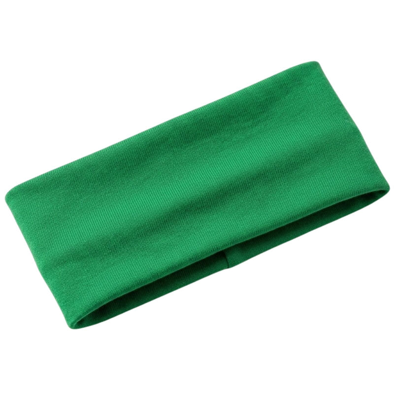 Load image into Gallery viewer, 3pc Set Plain Headband Elastic Stretch Sports Yoga Hair Band Unisex - Green-3
