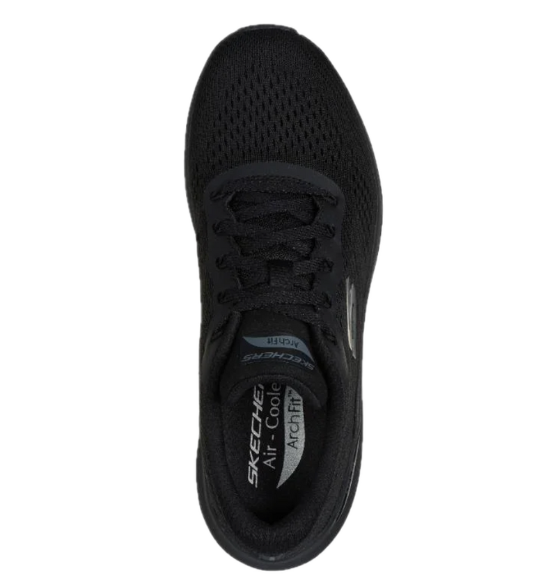 Load image into Gallery viewer, Skechers Womens Arch Fit 2.0 Big League Shoes Sneakers in Black/Black-4
