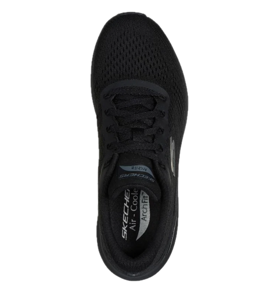 Skechers Womens Arch Fit 2.0 Big League Shoes Sneakers in Black/Black-4
