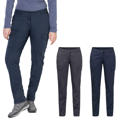Jack Wolfskin Womens Liberty Cargo Pants Hiking Trekking Outdoors Organic Cotton-0