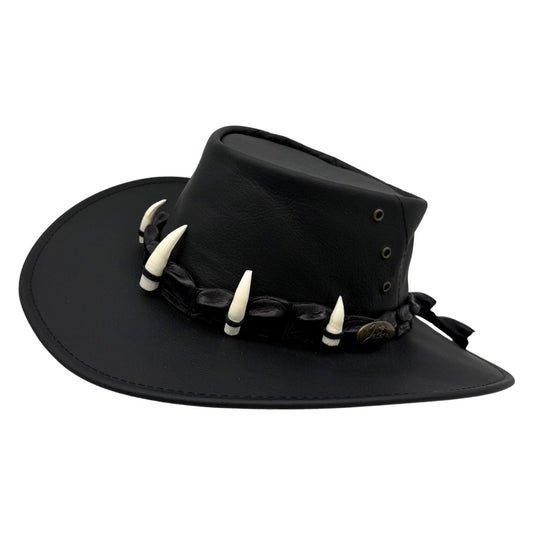 Jacaru 150 Ayers Croc Hat – Kangaroo Leather & Crocodile Band