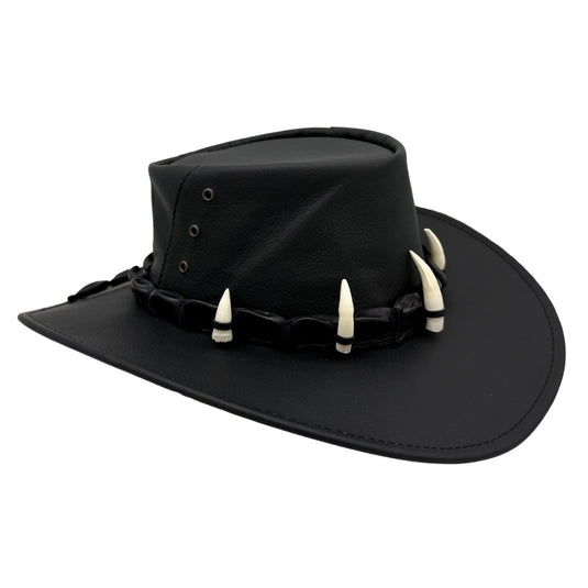 Jacaru 150 Ayers Croc Hat – Kangaroo Leather & Crocodile Band