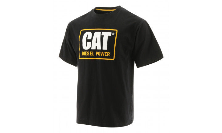 Load image into Gallery viewer, Caterpillar Mens Big &amp; Tall CAT Diesel Power Short Sleeve Classic Fit Tee - Black-4
