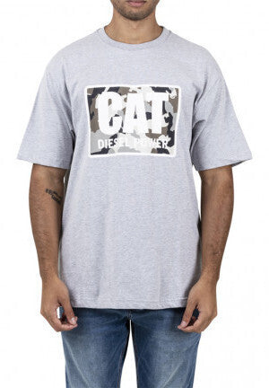 Load image into Gallery viewer, Caterpillar Mens Diesel Power Tee Casual T-Shirt Top - Grey-1
