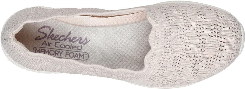 Load image into Gallery viewer, Skechers Womens Seager Air-Cooled Memory Foam Flats Shoes in Natural-3
