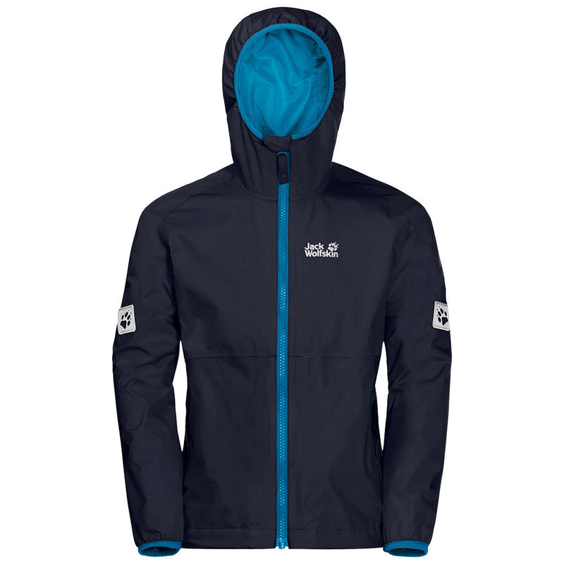 Load image into Gallery viewer, Jack Wolfskin Boys Rainy Days Waterproof Jacket Windproof-5
