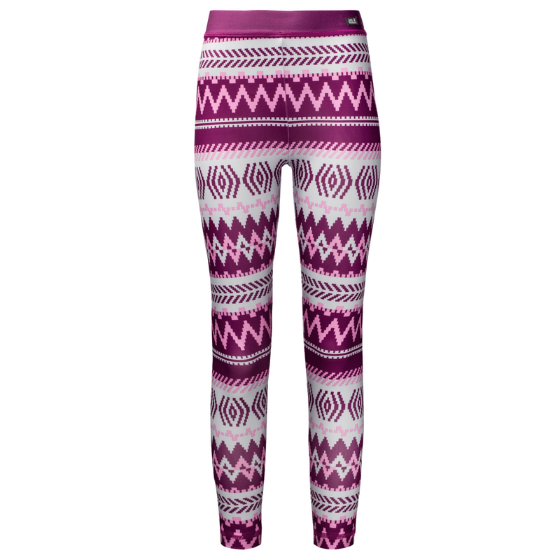 Load image into Gallery viewer, Jack Wolfskin Womens GInuit Tights Winter Warm Breathable Soft Stretchy Trousers - Fuchsia-0

