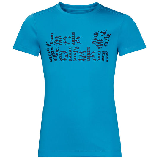 Jack Wolfskin Kids Jungle T Shirt Tee Top Sun UV Shield Shirt Childrens UPF 50+ - Turquoise-0