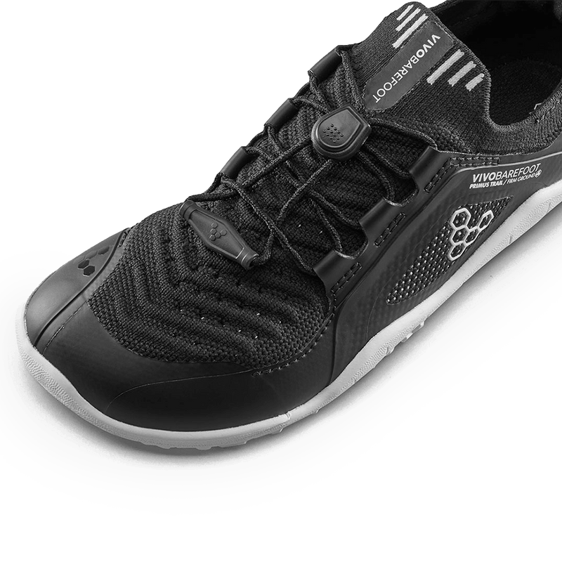 Load image into Gallery viewer, Vivobarefoot Primus Trail Knit FG Preschool – Eclipse

