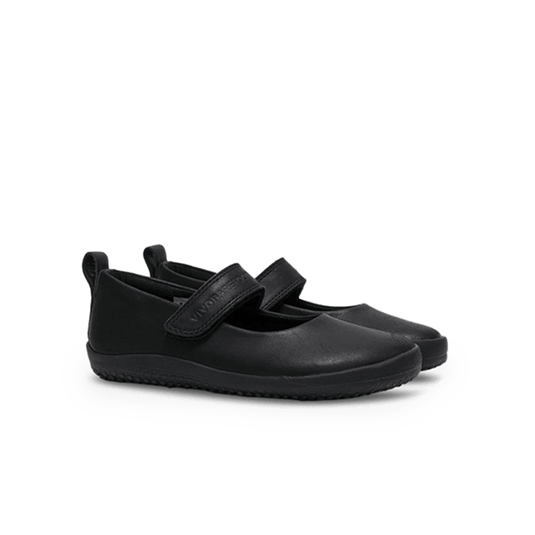 Vivobarefoot Wyn School Preschool Obsidian-3