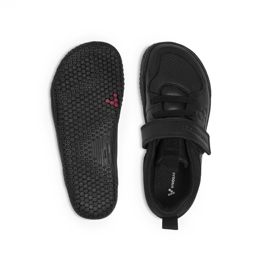 Vivobarefoot Primus Ludo School Preschool Obsidian-1