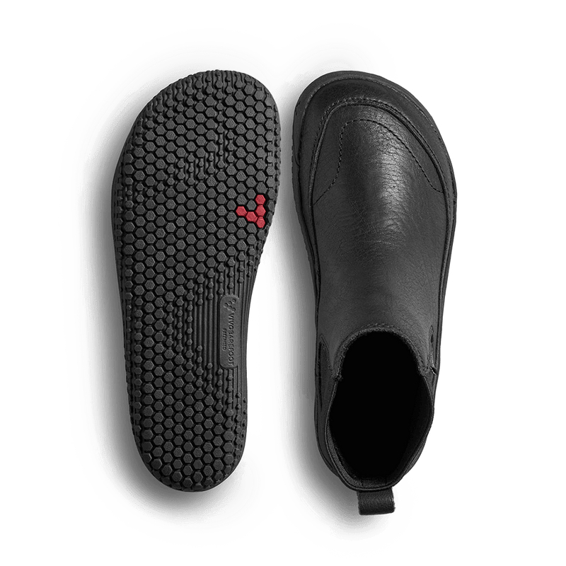 Load image into Gallery viewer, Vivobarefoot Gobi Chelsea Pre-School Obsidian-1
