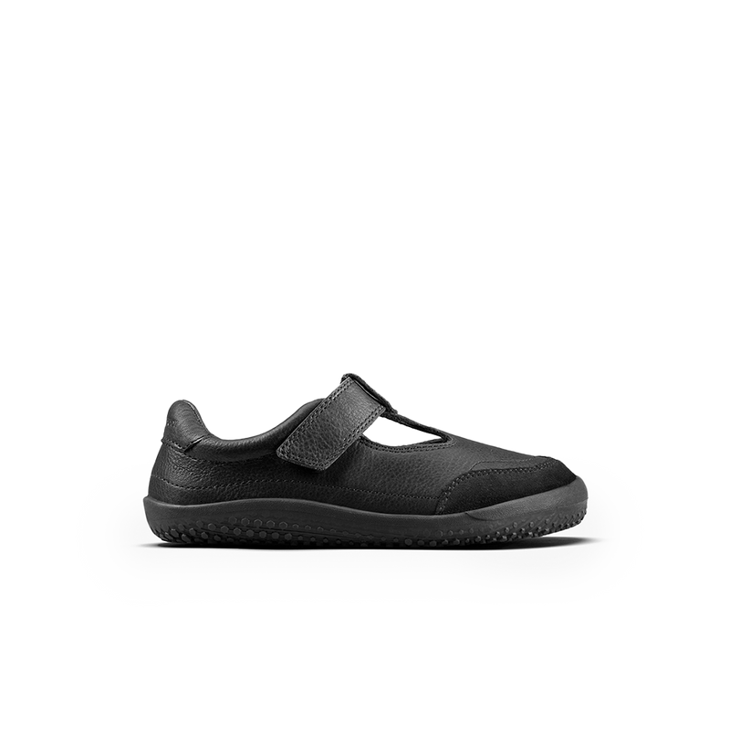 Load image into Gallery viewer, Vivobarefoot Gobi T.Bar School Preschool Obsidian-0

