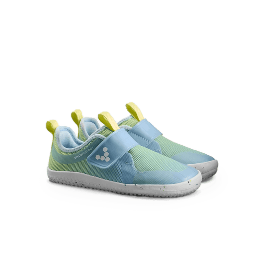 Vivobarefoot Primus Sport IV Preschool Skyway lightweight kids shoes for natural movement and stability.