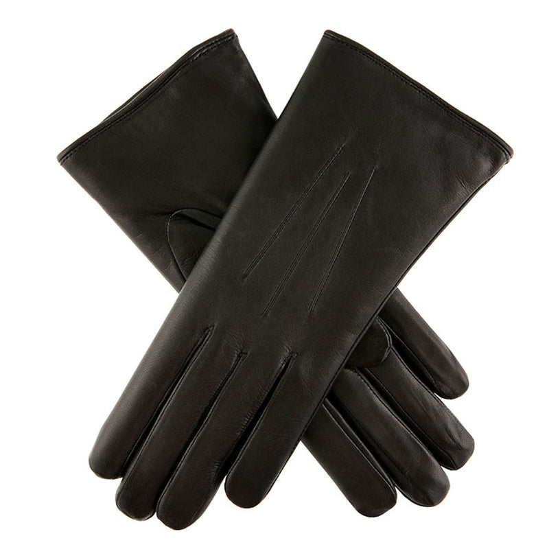 Load image into Gallery viewer, DENTS Ripley Womens Rabbit Fur Lined Leather Gloves MADE IN UK - Black-4
