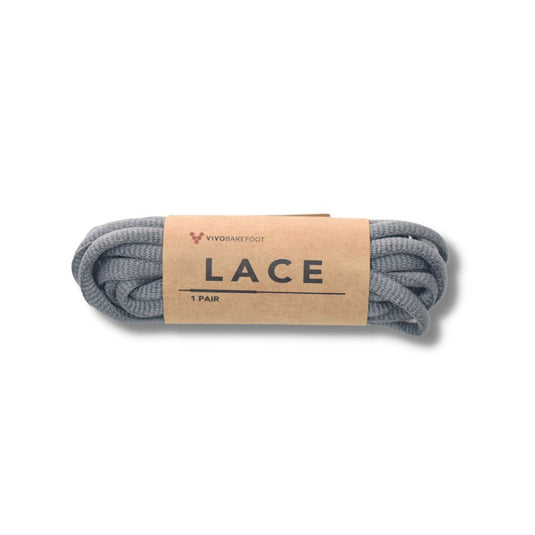 Vivobarefoot Dark Grey Oval Shoe Laces 6mm Round – 140cm