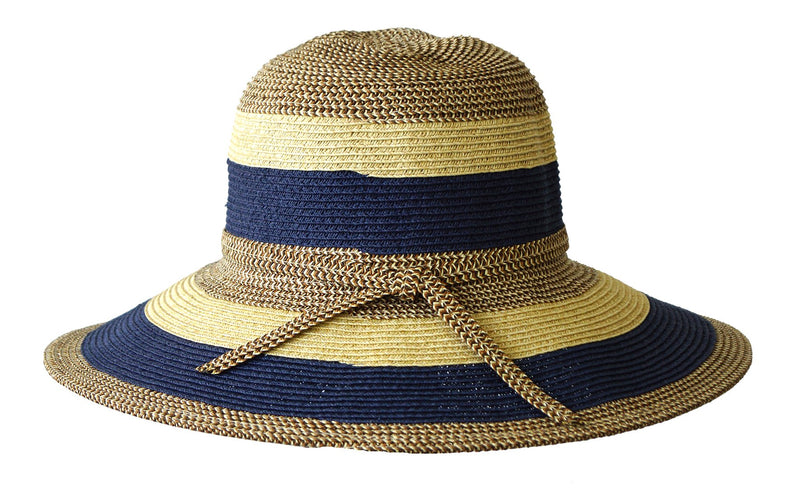 Load image into Gallery viewer, Jacaru 1752 Striped Wide Brim Hat – Adjustable | Vegan | 3 Colours | One Size
