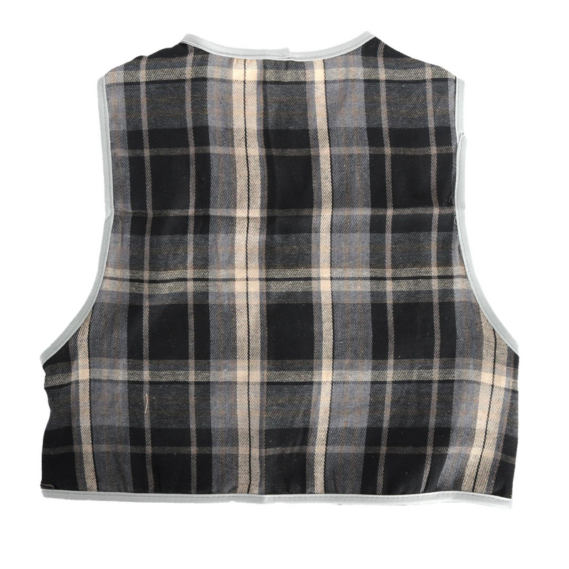 Load image into Gallery viewer, Childrens Grey Checkered Party Costume Vest Boys Kids Victorian, Cowboy or 1920s Style-2
