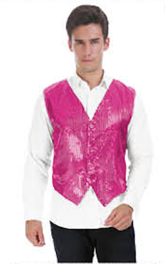 Load image into Gallery viewer, Mens Premium SEQUIN VEST Waistcoat Dance Costume Disco Sparkle Deluxe-9
