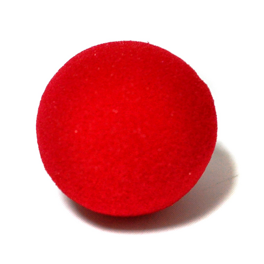 Soft CLOWN NOSE Costume Circus Halloween Spongy Fancy Fun Silly in Red-3