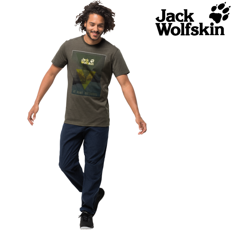 Load image into Gallery viewer, Jack Wolfskin Mountain T Mens  Short-Sleeve T-shirt Quick-drying Cotton Top-3
